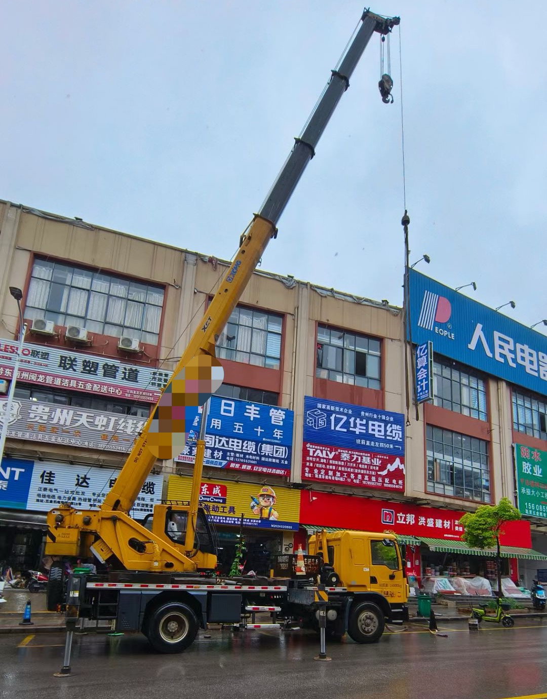 靖西市吊车吊机租赁桥梁吊装